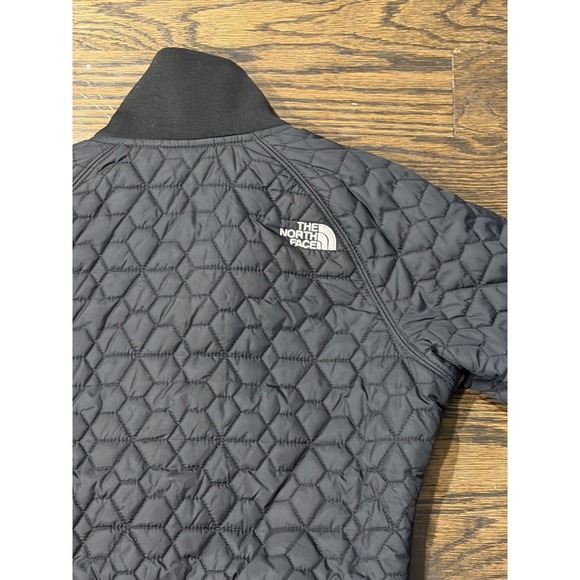The North Face Fall Jacket Women XS Extra Small Black Puffer Bomber Coat - Picture 4 of 11